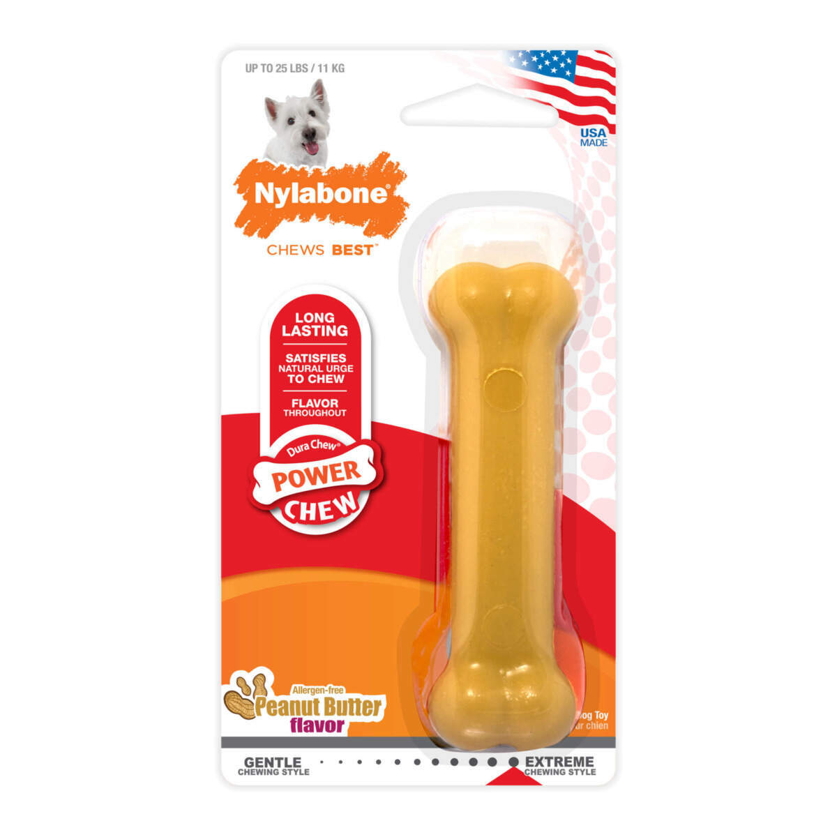 Nylabone Power Chew Small - Peanut Butter