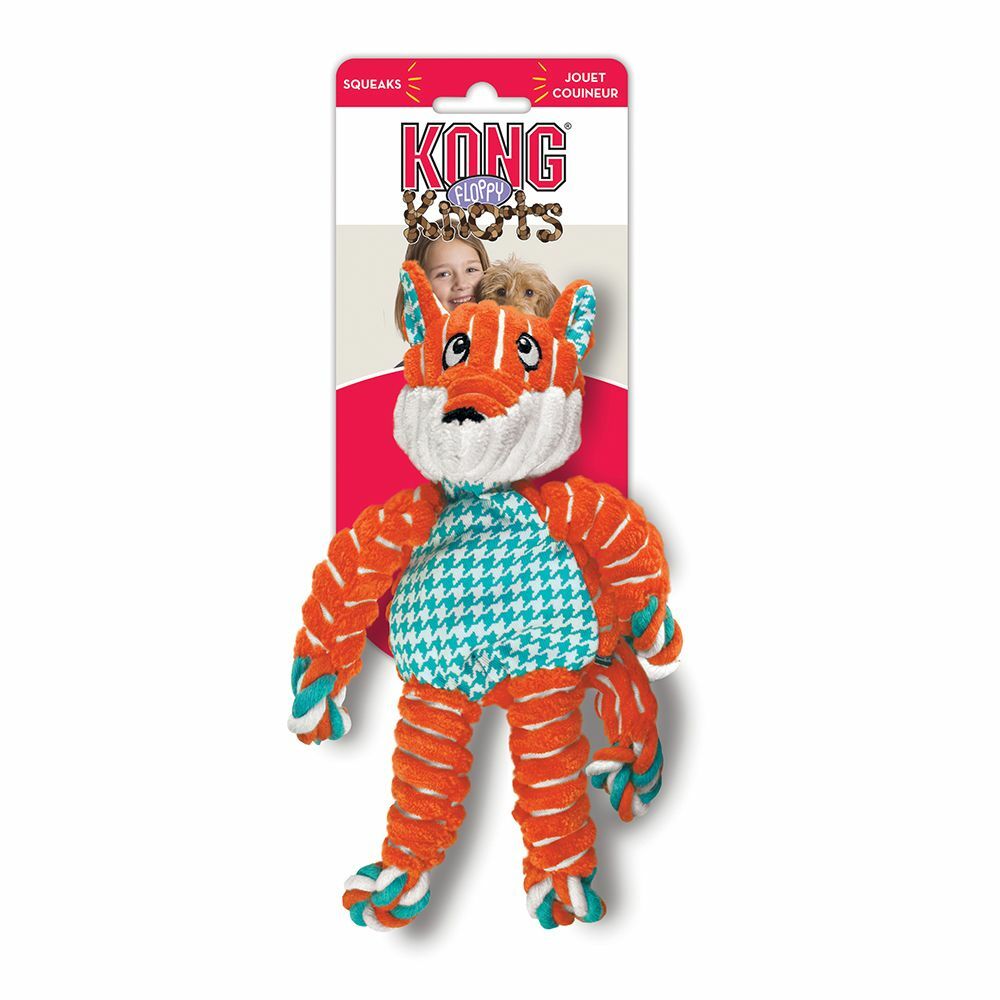 Kong Floppy Knots - Fox Small/Medium