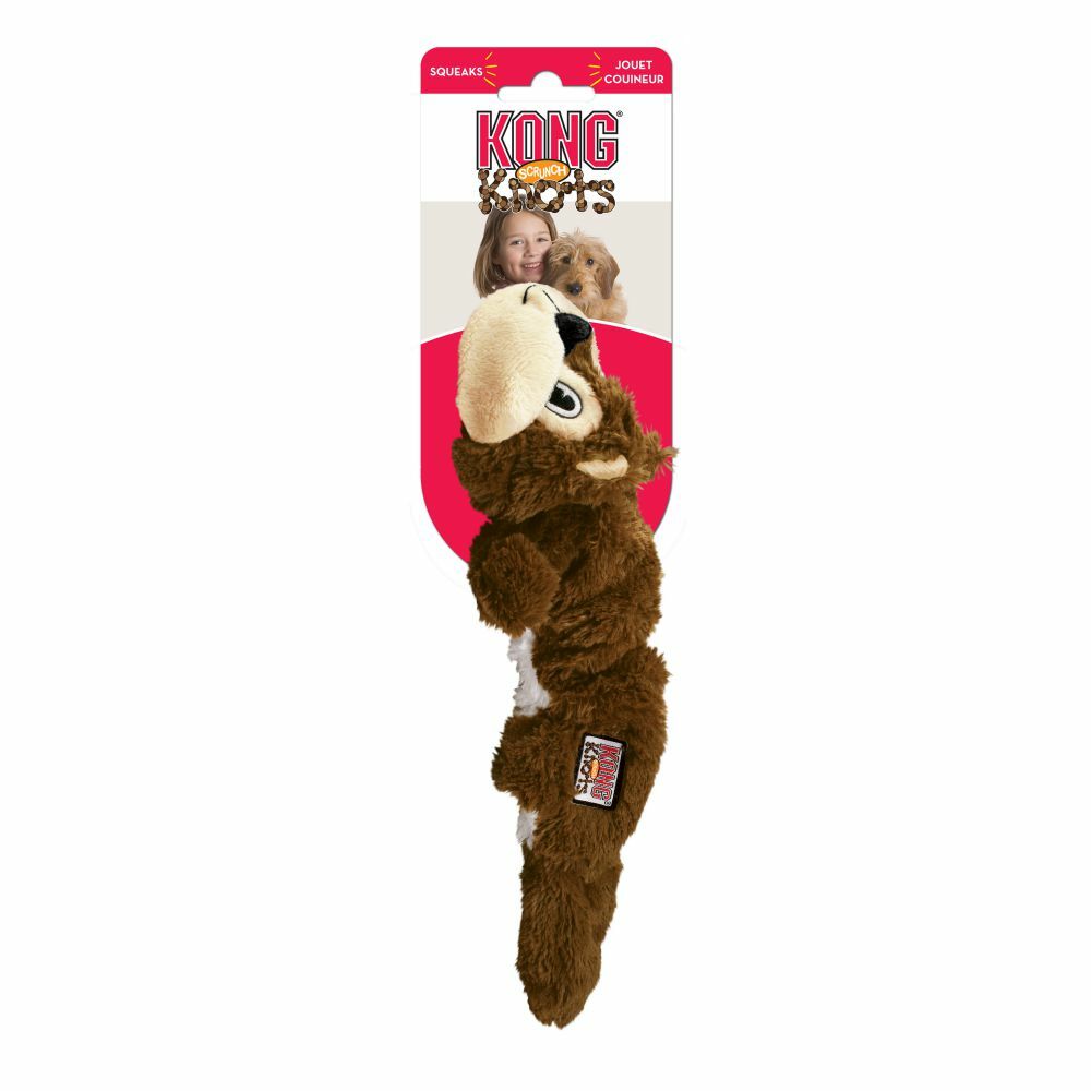 Kong Scrunch Knots - Squirrel Medium/Large