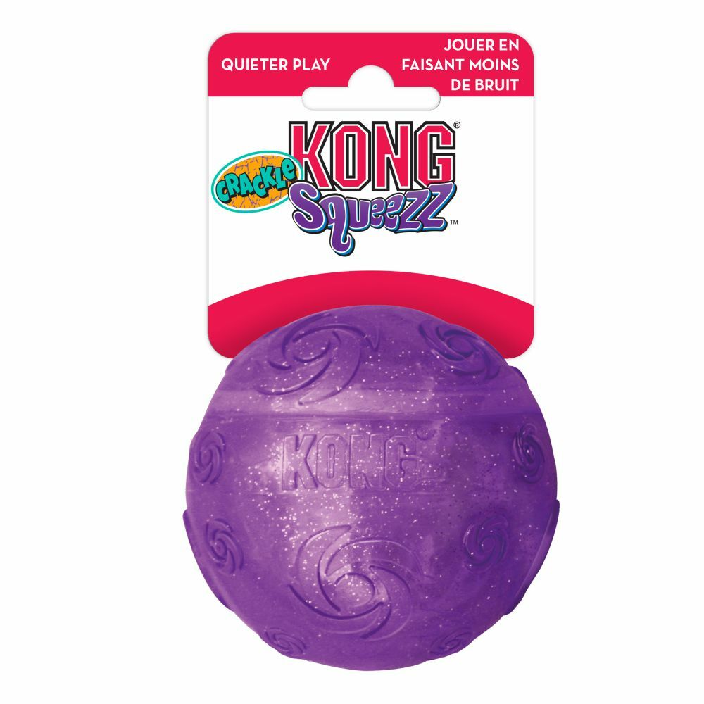 Kong Squeezz Crackle Ball - Medium