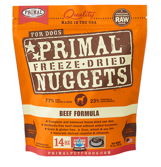 Primal Freeze-Dried Nuggets - Beef 14oz