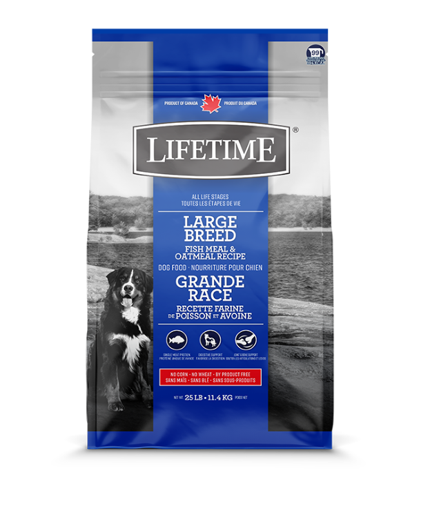 Lifetime Large Breed Fish & Oatmeal 11.4kg