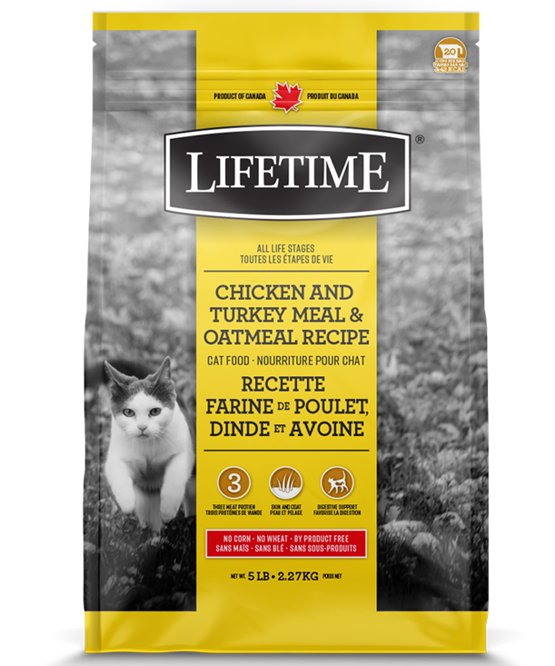 Lifetime for Cats - Chicken/Turkey/Oatmeal 6.5kg
