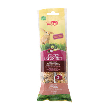Living World Rabbit Sticks - Fruit 112g