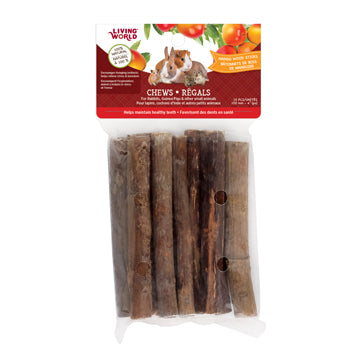 Living World Small Animal Chews - Mango Wood Sticks 10pk