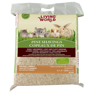 Living World Pine Shavings - 41L