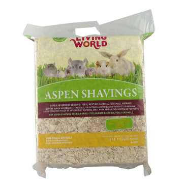 Living World Aspen Shavings - 41L