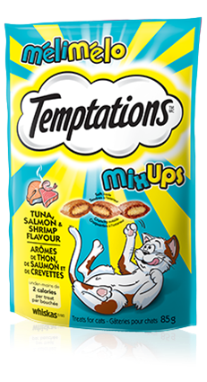 Temptations Mixups Tuna/Salmon/Shrimp 85g
