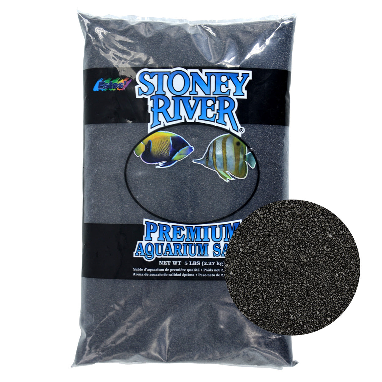 Estes Gravel Aquatic Sand Black 5lb