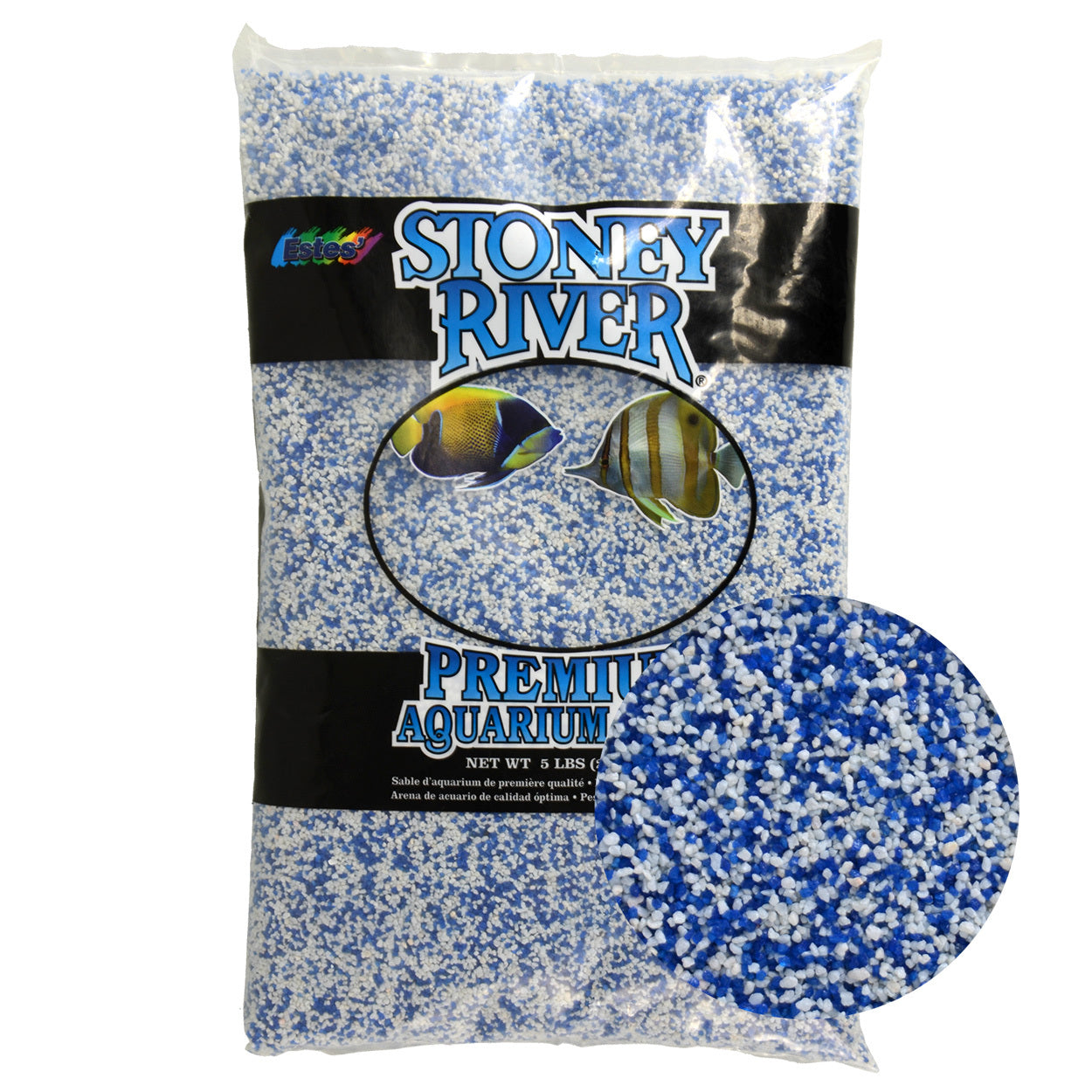 Estes Gravel Aquatic Sand - Caribbean 5lb