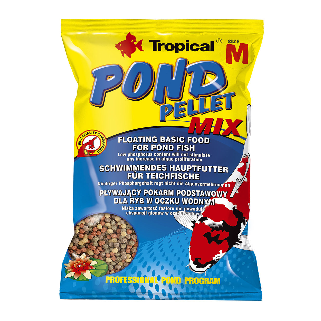 Tropical Pond Pellet Mix Medium 110g