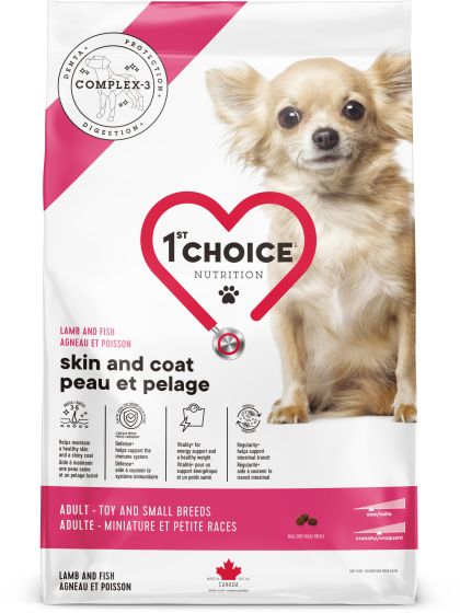 1st Choice Skin & Coat Small Breed Lamb 2kg (special order)