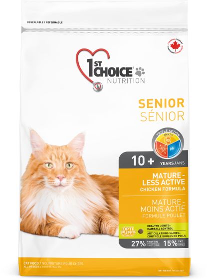 1st Choice for Cats - Senior/Less Active 2.72kg