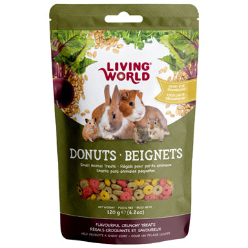 Living World Small Animal Donuts - 120g