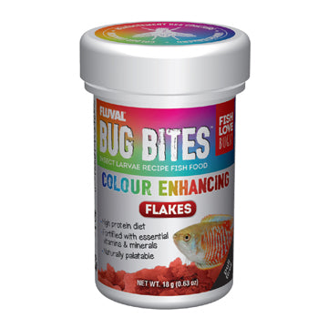 FLUVAL BUG BITES FLAKES - COLOUR ENHANCING 18g