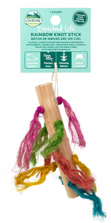 Oxbow Enriched Life - Rainbow Knot Stick
