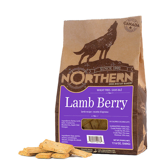 Northern Dog Biscuit - Lamb Berry 500g