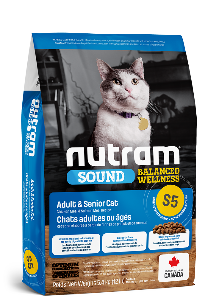NUTRAM CAT S5 ADULT & SENIOR 1.13KG