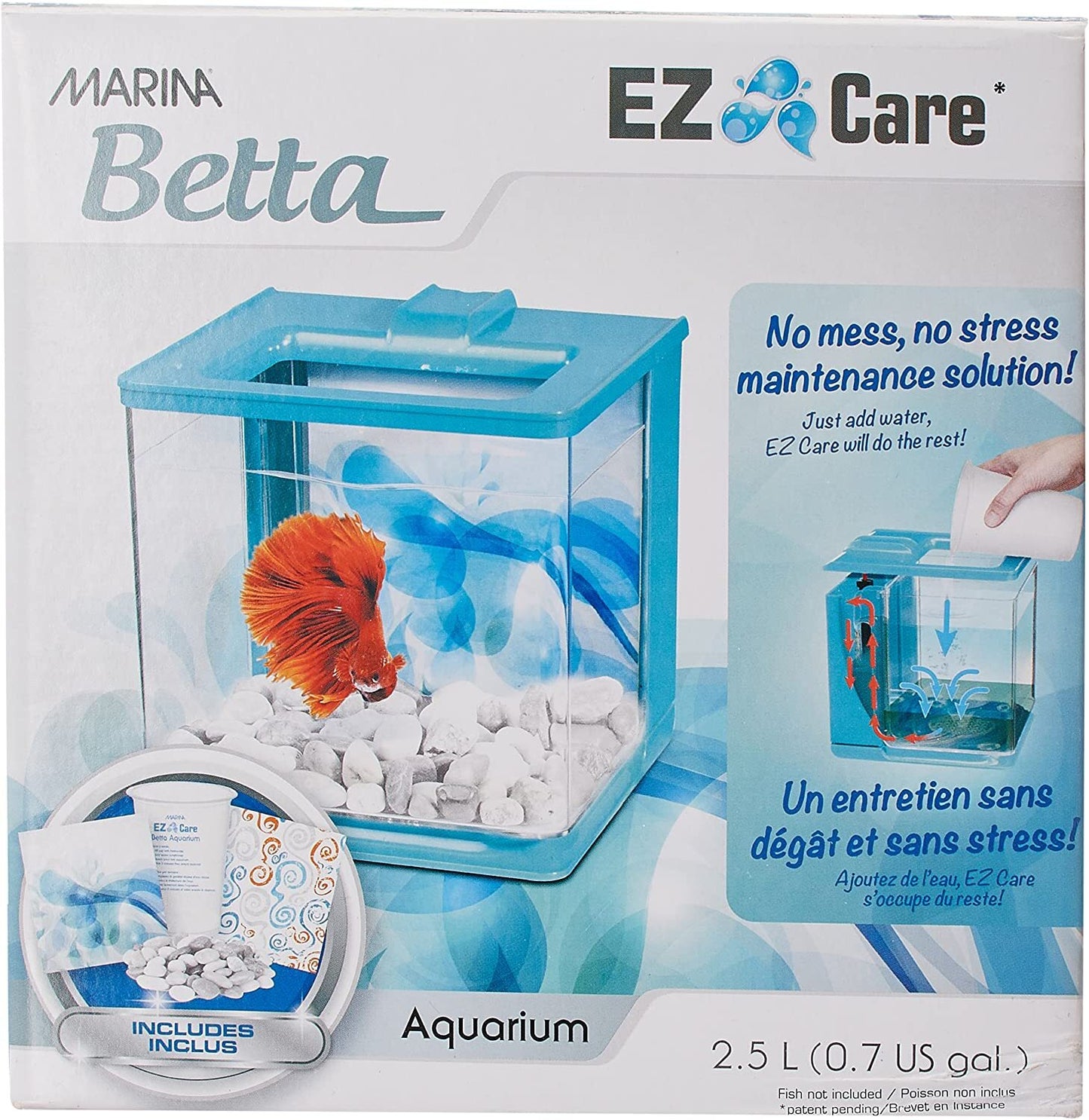 Marina EZ Care Betta Kit - Blue