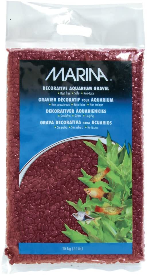 Marina Aquarium Gravel - Burgundy 10kg