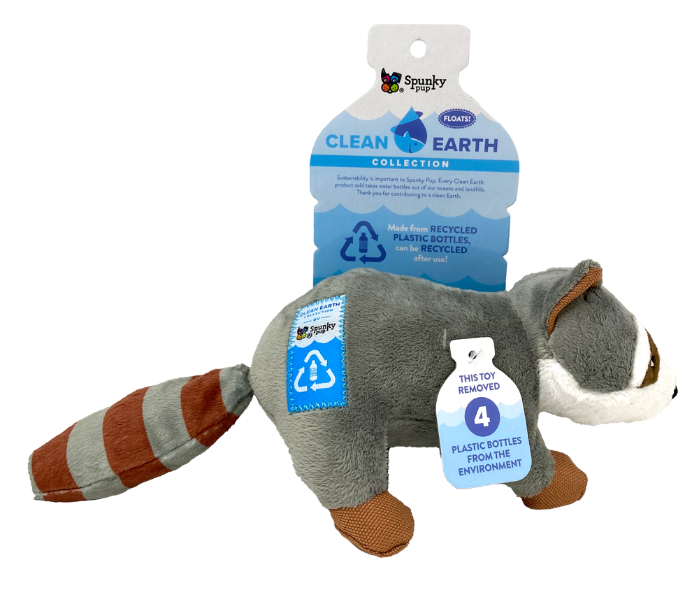 Spunky Pup Clean Earth - Raccoon Small