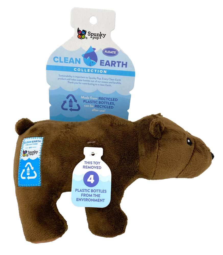 Spunky Pup Clean Earth - Bear Small