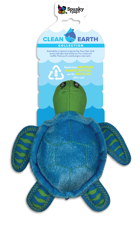 Spunky Pup Clean Earth - Turtle Large