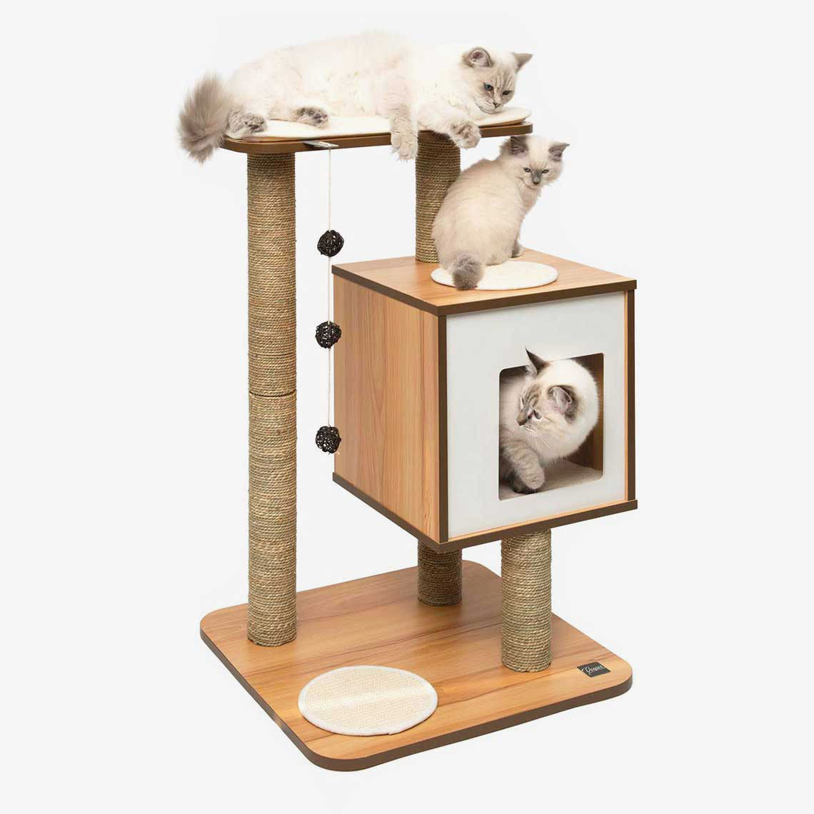 Vesper Cat Furniture Base Walnut