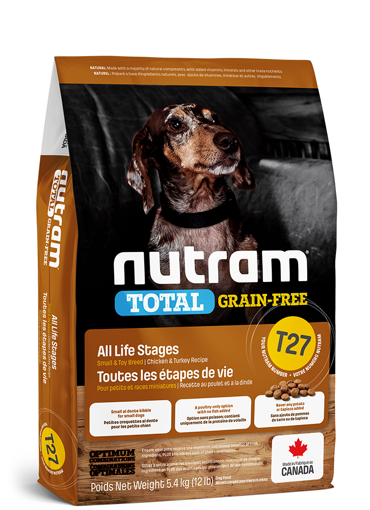 Nutram T27 Grain-Free Small Breed Turkey 2kg