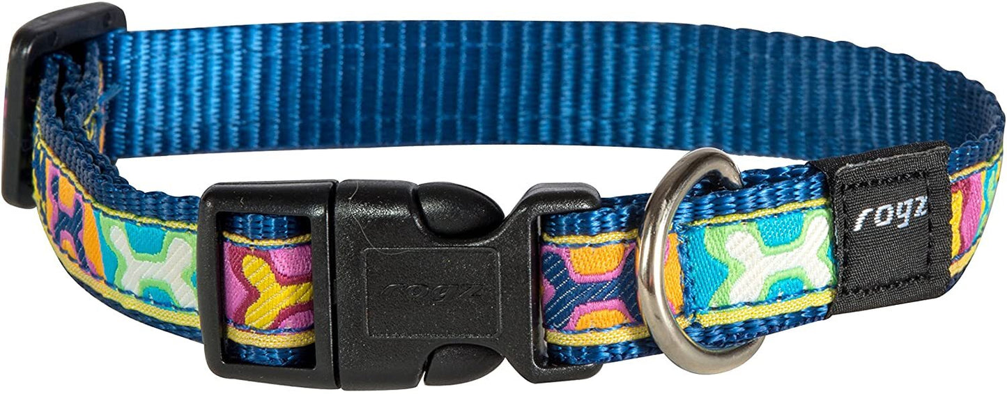 Rogz Scooter Collar Pop Art Medium