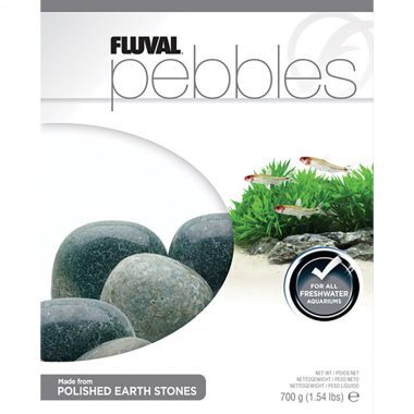 FLUVAL PEBBLES - BLOOD FANCY STONE 700g