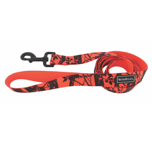 WATER & WOODS LEASH - 1" x 6' - ORANGE