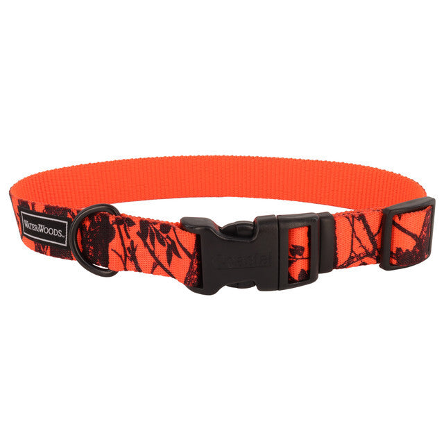WATER & WOODS COLLAR - ORANGE LARGE