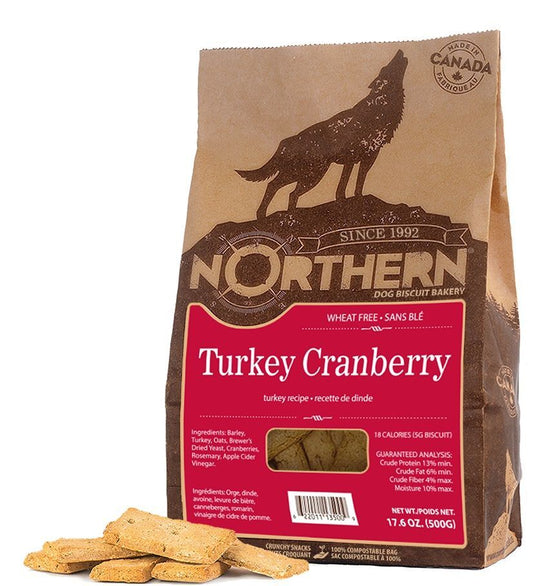 Northern Dog Biscuit - Turkey Cranberry 500g