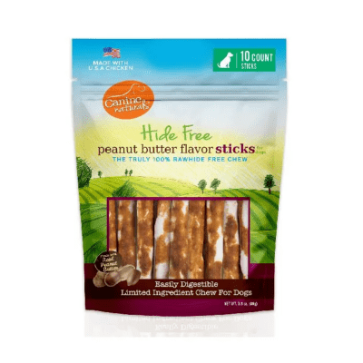 Canine Naturals Peanut Butter Rolls - 6" 40pk