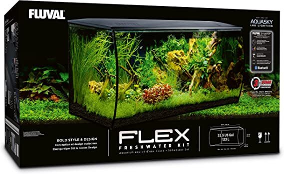 FLUVAL FLEX AQUARIUM KIT - 32 GALLON BLACK