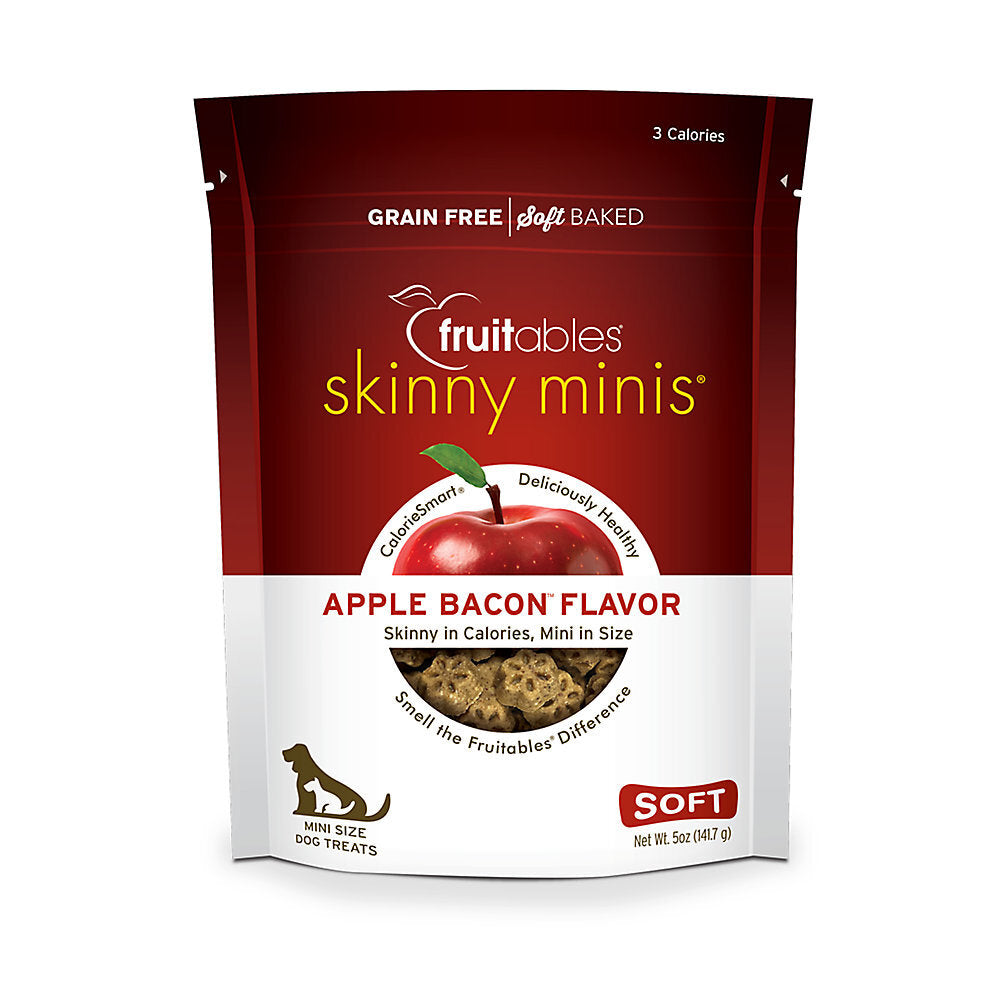 Fruitables Skinny Mini Apple & Bacon Chewy Treats 5oz