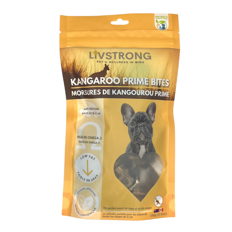 Livstrong Kangaroo Prime Bites 100g