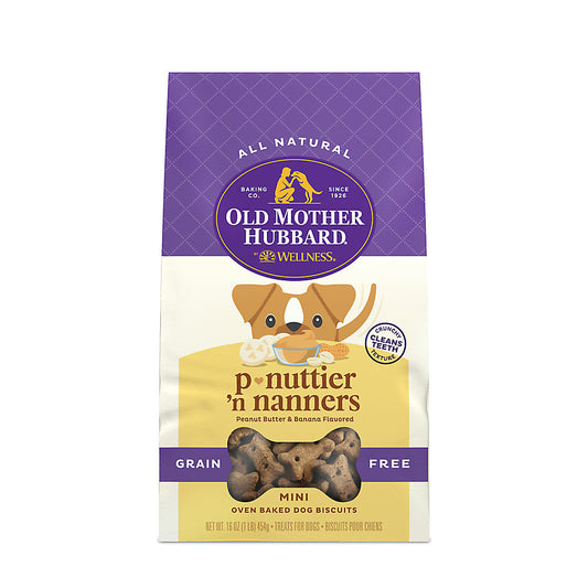 Old Mother Hubbard Grain-Free P'Nuttier 'N Nanners 20oz