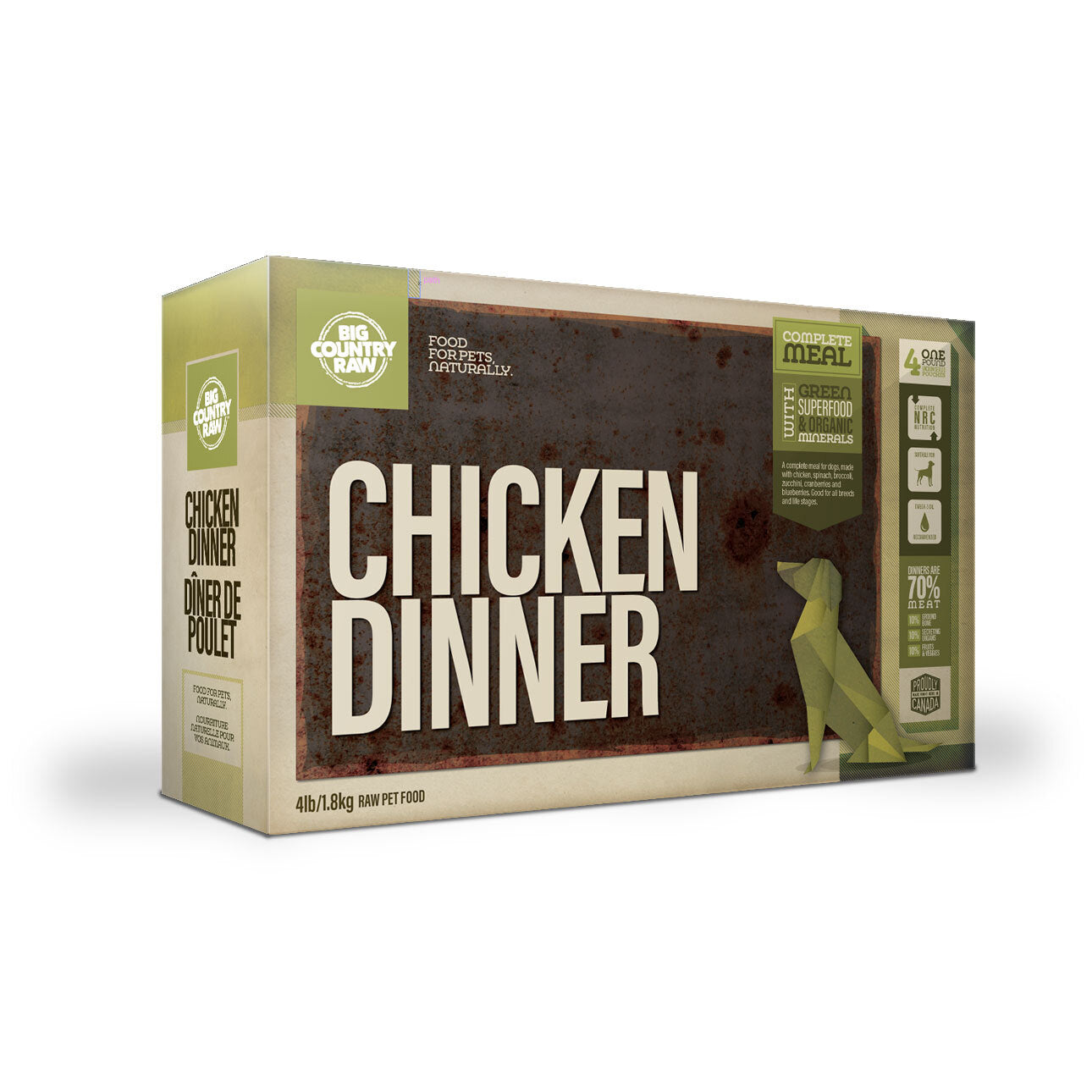 BCR Chicken Dinner Carton 4lb