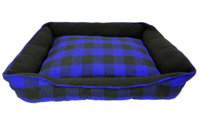 Cumfy Bed Plaid Blue 27" x 19" x 6"