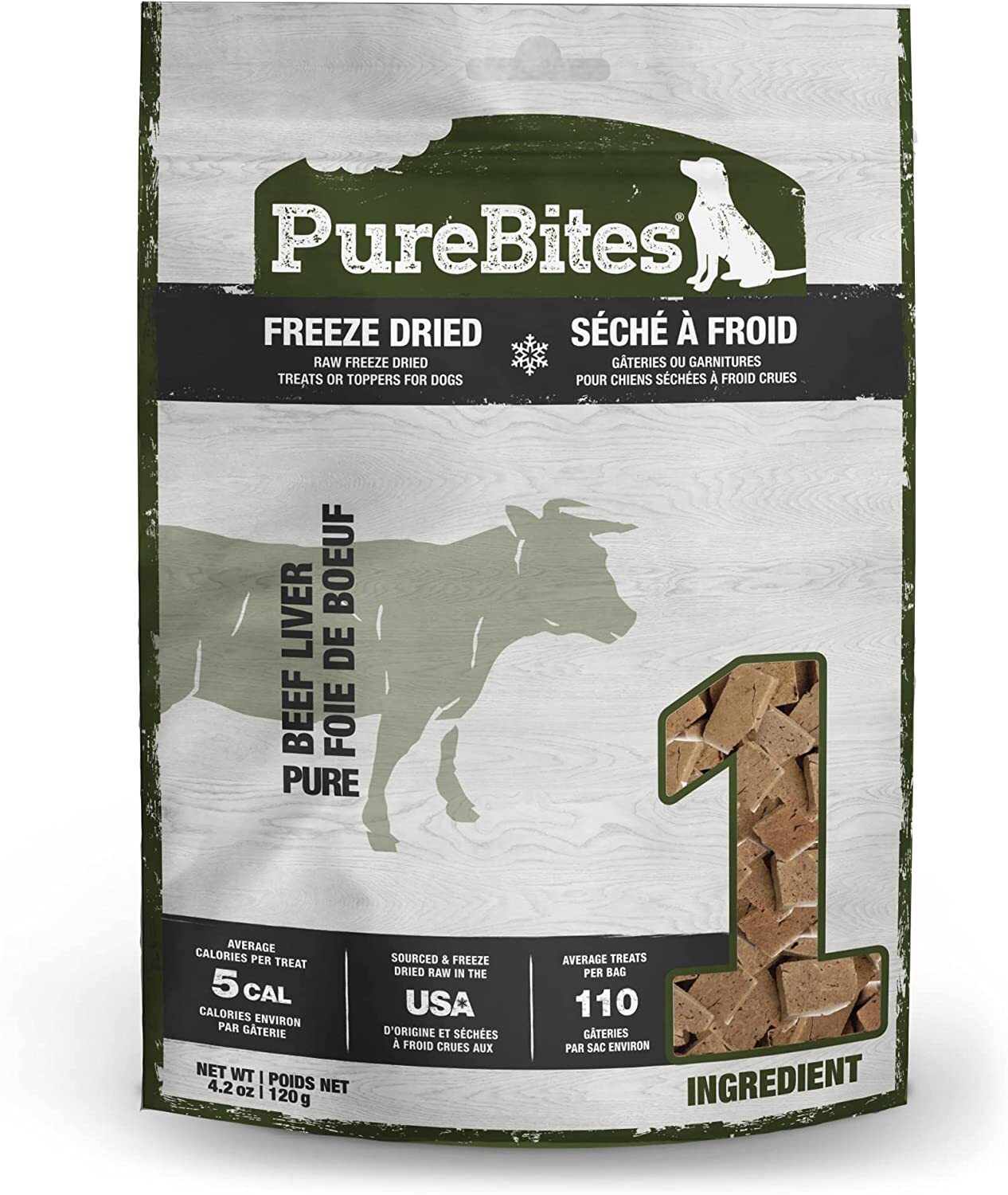 Purebites Freeze-Dried Beef Liver 120g