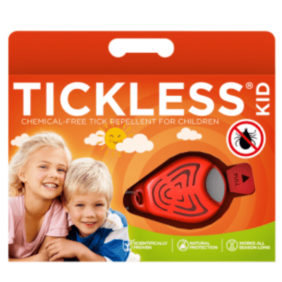 Tickless Ultrasonic Tick Repeller - Kid Orange