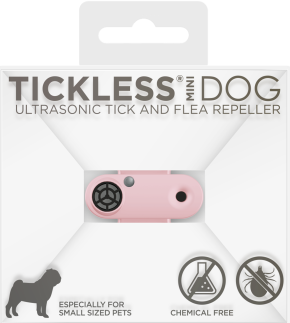 Tickless Ultrasonic Tick Repeller - Mini Rechargeable Pink