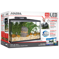 MARINA 5 GALLON LED AQUARIUM KIT