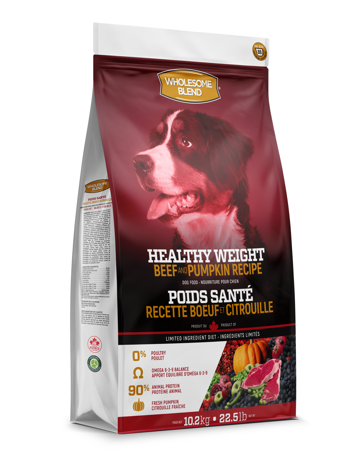 Wholesome Blend LID Grain-Free - Healthy Weight Beef & Pumpkin 10.2kg