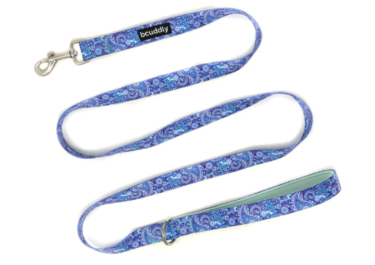 BCuddly 6ft Lead - Blue Paisley