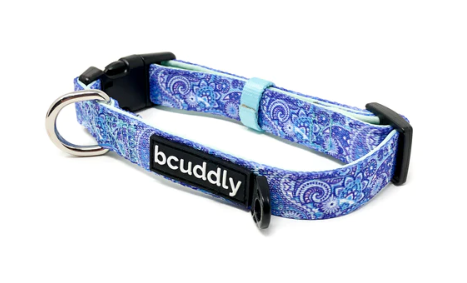 BCuddly Collar - Blue Paisley Large