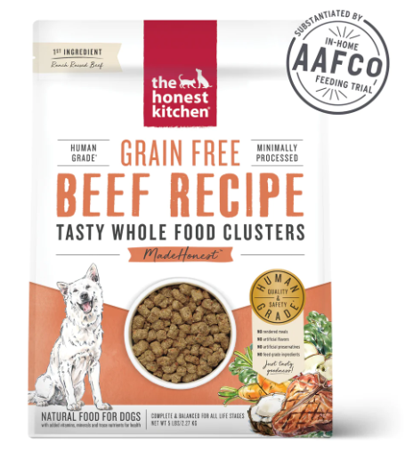 The Honest Kitchen Whole Food Clusters - Beef 5lb