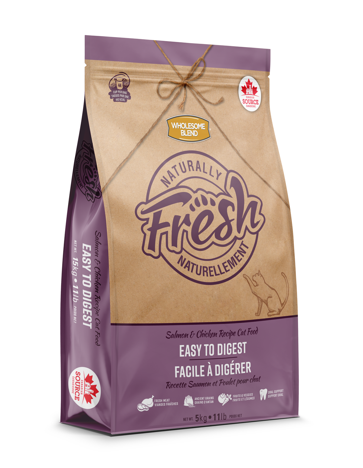 Wholesome Blend Naturally Fresh Cat - Salmon & Chicken 5kg